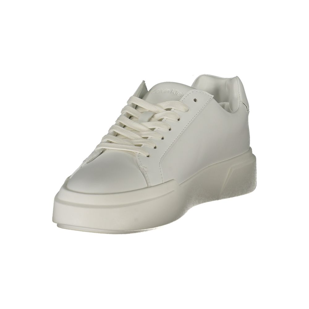Calvin Klein White Polyester Sneaker