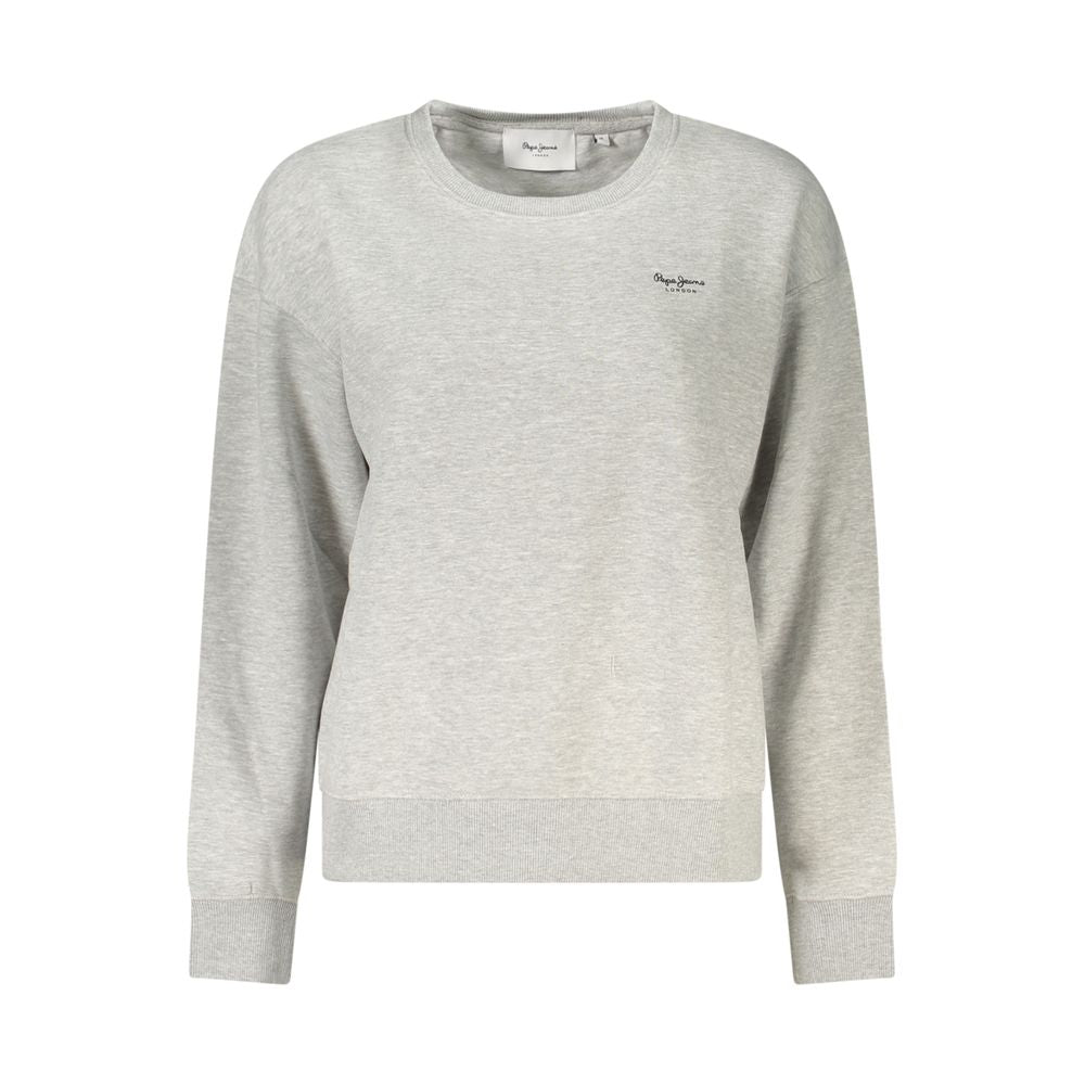 Pepe Jeans Gray Cotton Sweatshirt