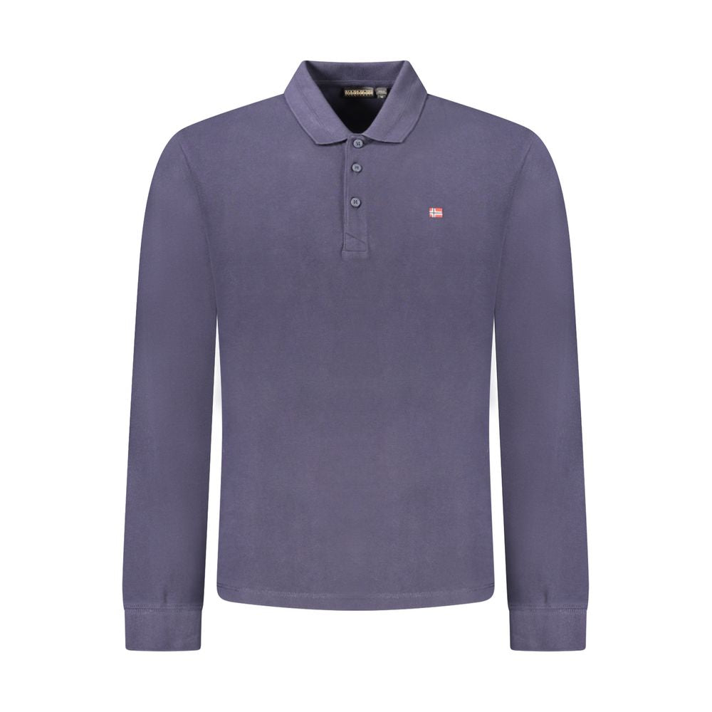 Napapijri Blue Cotton Polo Shirt