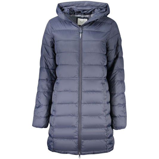 Pepe Jeans Blue Polyamide Jackets & Coat