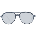 Sting Black Men Glasses Frame in full-rim black plastic with polarized lenses, aviator style, includes branded case, 100% UVA & UVB protection.