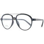 Sting Black Men Glasses Frame, full-rim black plastic aviator style with polarized lenses, includes branded case.