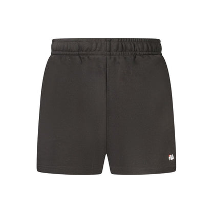 Fila Black Cotton Women's Sweatpant