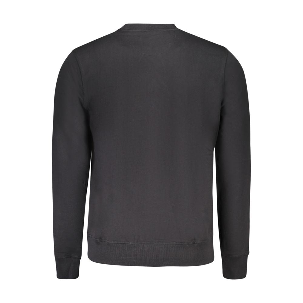 North Sails Black Cotton Mens Sweatshirt