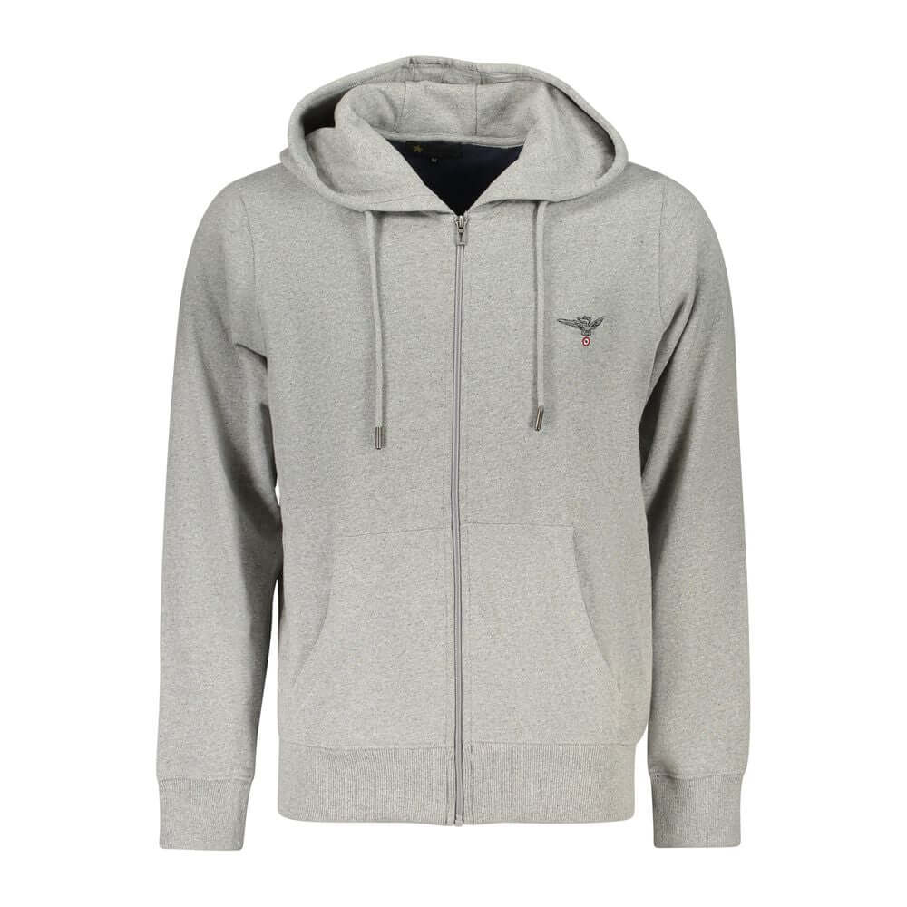 Accademia Militare Gray Cotton Men Hoodie