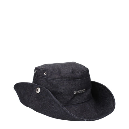 Jacquemus Blue Cotton Sunhat
