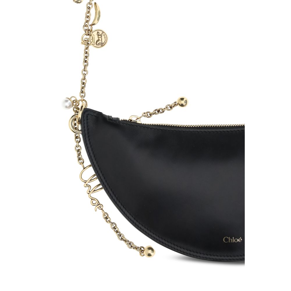 Chloé Black Lamb Ovis Aries Aries Shoulder Bag
