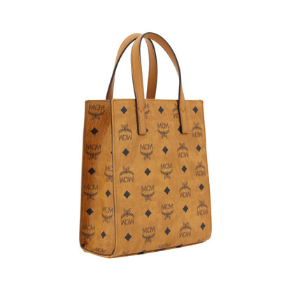 MCM Brown Cotton Handbag