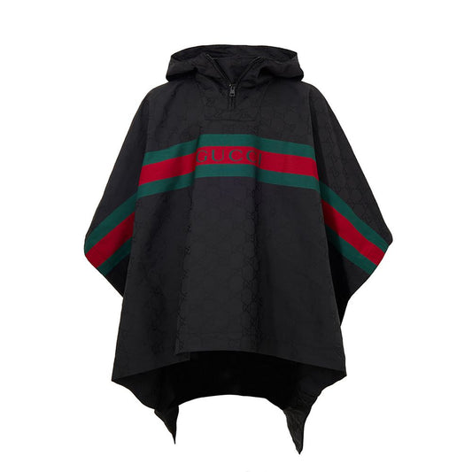 Gucci Black Polyester Trench Coat
