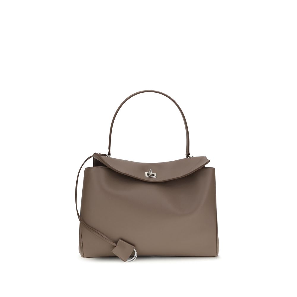 Balenciaga Gray Calf Leather Bos Taurus Shoulder Bag