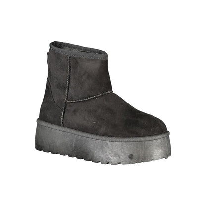 Laura Biagiotti Nero Polyester Womens Boot