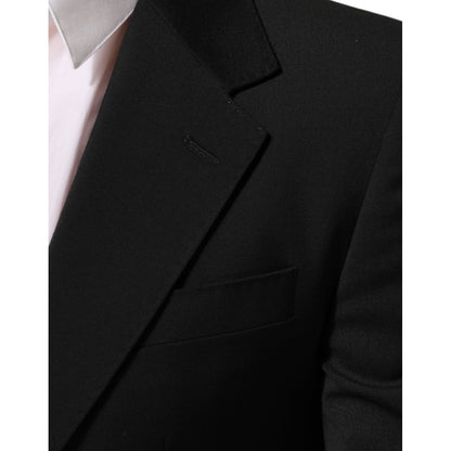 Dolce & Gabbana Black STAFF 2 Buttons Suit Jacket Blazer