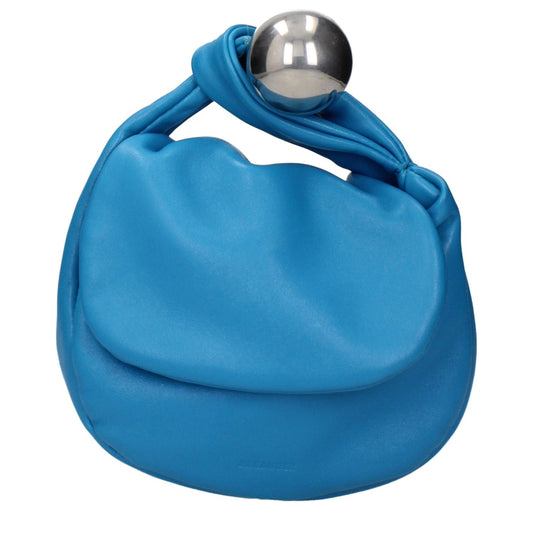 Jil Sander Blue Leather Handbag