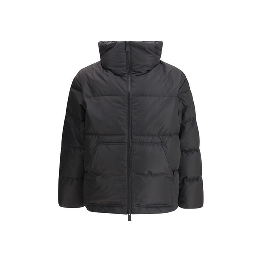 Premiata Black Polyamide Full-Length Jacket