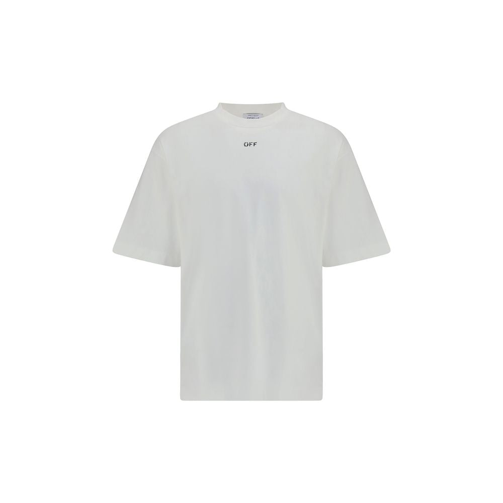 Off-White White Cotton T-Shirt