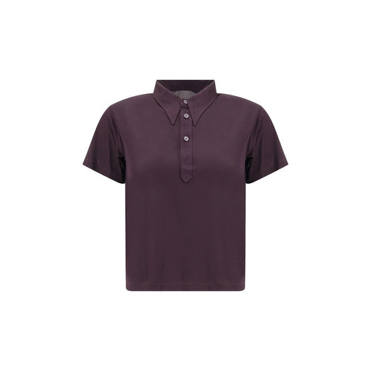 Margiela Multicolor Viscose Polo Shirt
