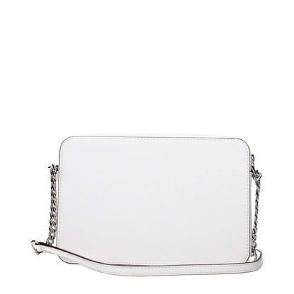 Michael Kors White Leather Crossbody Bag