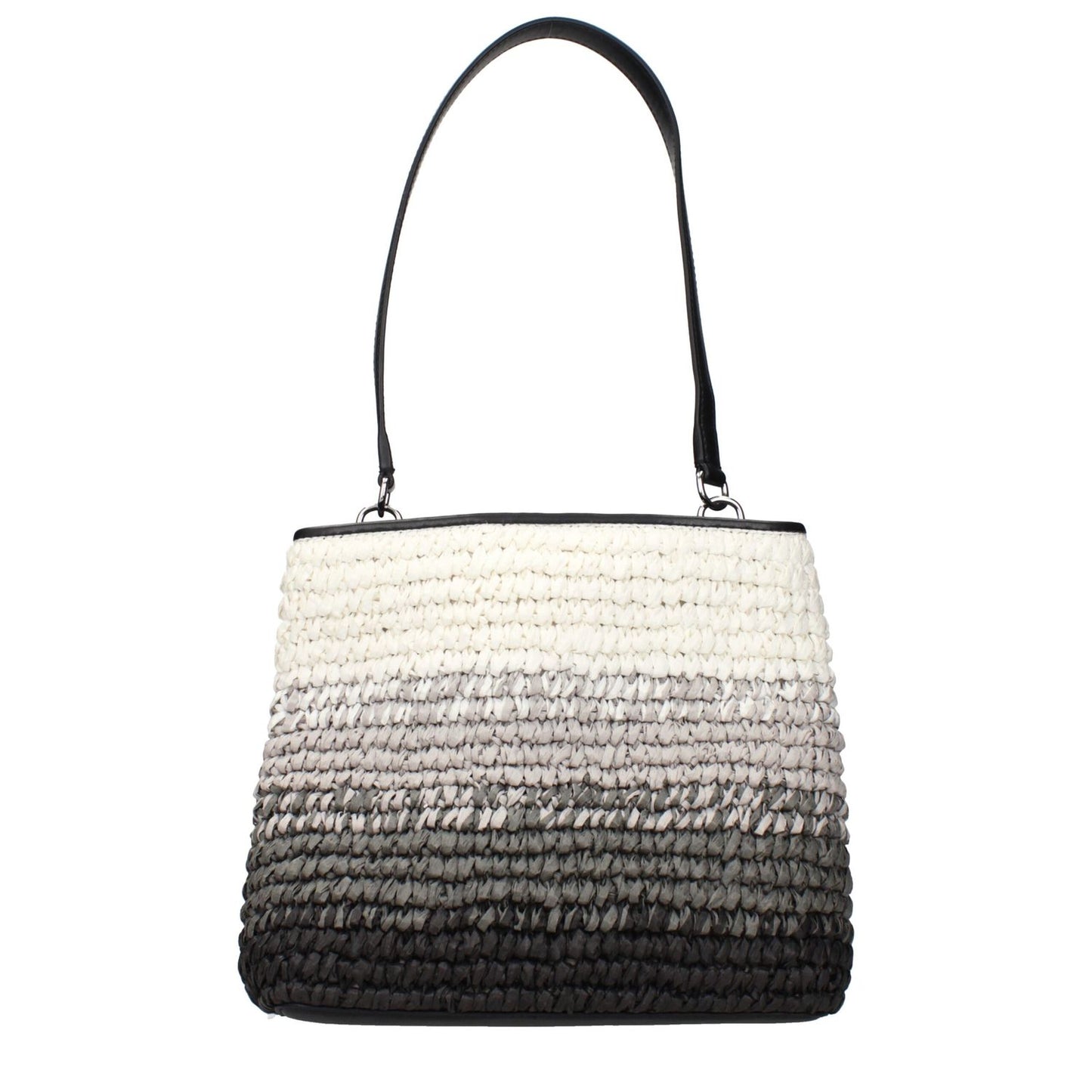 Michael Kors Black Raffia Shoulder Bag