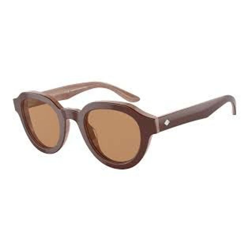 Giorgio Armani Brown Acetate Sunglasses