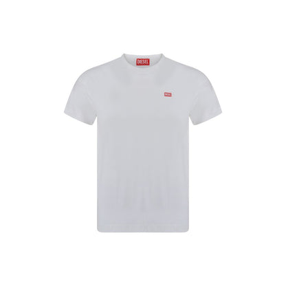 Diesel White Cotton T-Shirt
