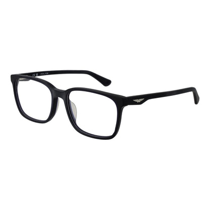 Police Blue Cellulose Acetate Glasses (Frames) for men in full-rim rectangle style, blue color with spring hinge, size 55-17-145.