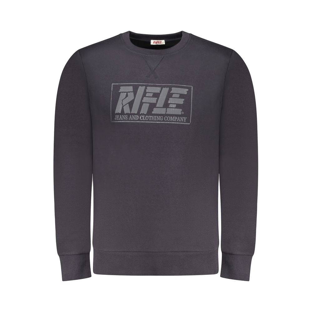 Rifle Blue Cotton Men Sweatshirt
