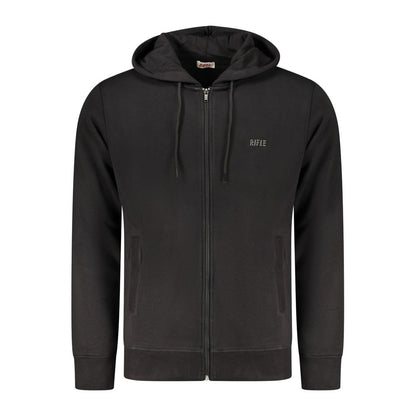 Rifle Black Cotton Sweatshirt