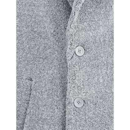 Herno Gray Polyester Coat