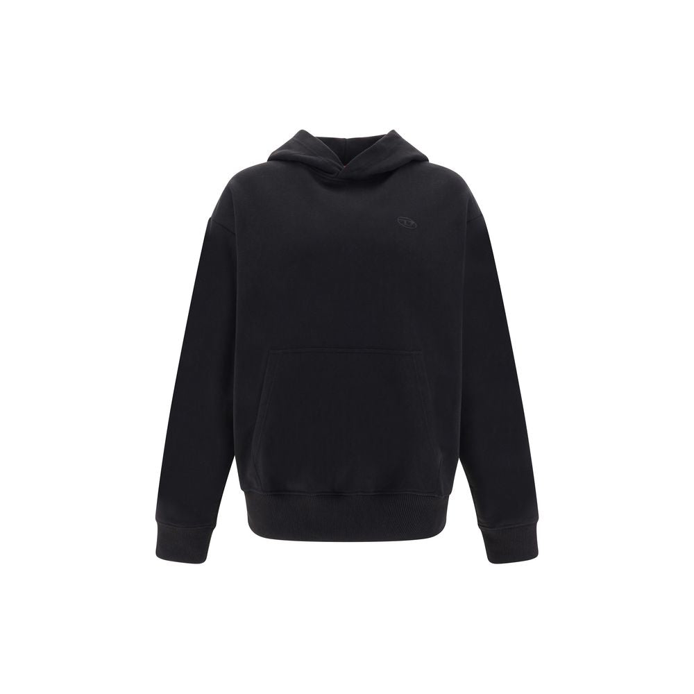 Diesel Black Elastane Sweatshirt