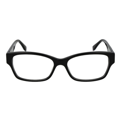 Tommy Hilfiger Black Acetate Glasses (Frames), women's full-rim rectangle style, black acetate frame.