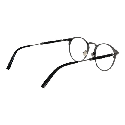 Alt Tag: Tod's Black Metal Glasses (Frames) for men, full-rim style with black metal frame and demo lenses, includes branded case.