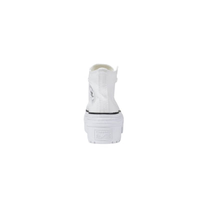 Converse White Fabric Chunky Sneakers