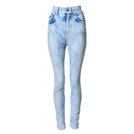 Dolce & Gabbana Light Blue High Waist Skinny Denim Jeans