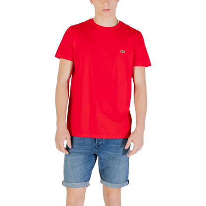 Lacoste Red Cotton Clothing