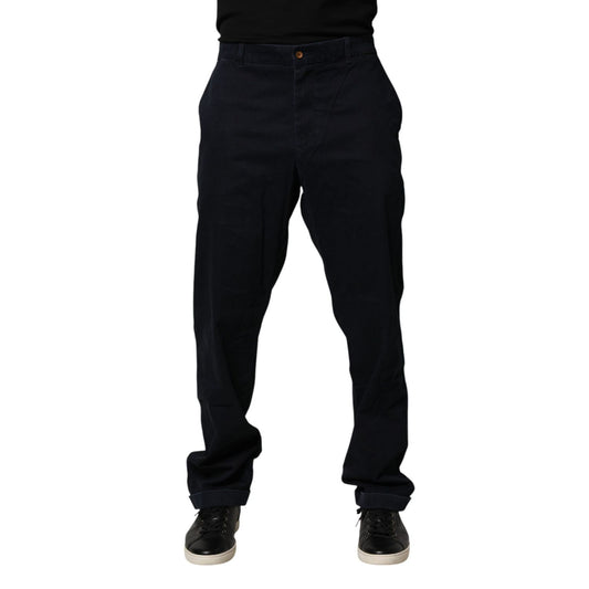 Harmont & Blaine Black Mid Waist Skinny Denim Trouser Jeans