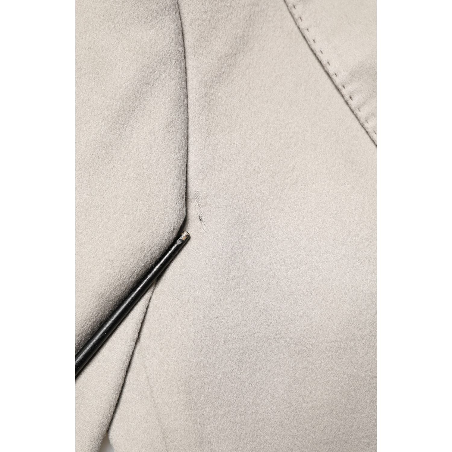 Dolce & Gabbana Gray Cashmere Single Breasted Jacket Blazer