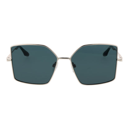 Trussardi Silver Metal Sunglasses