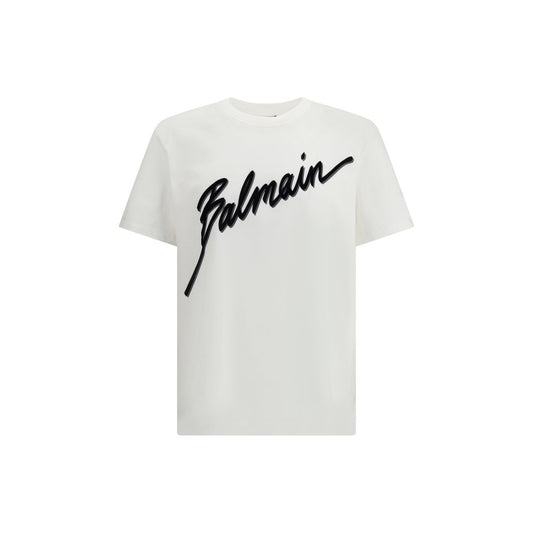 Balmain White Cotton T-Shirt 1728,72470364320,Balmain,Clothing,L,M,Men,New with tags,T-Shirts - Clothing,White
