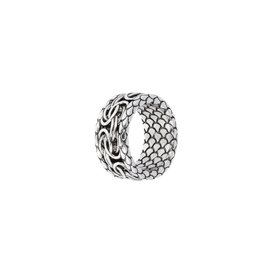 ALBERT M. JEWELS JEWELRY Mod. WSOX00396.S-28 intricate silver ring