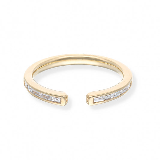 ANELLI RECARLO MOD. R01FN001_G021-13 gold ring with square diamond accents