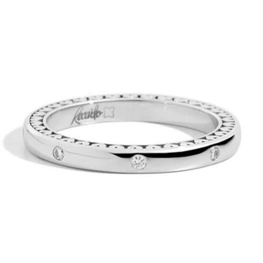 Alt Tag: ANELLI RECARLO MOD. W14FD005_B012-13 luxury diamond ring in white gold