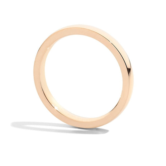ANELLI RECARLO MOD. W14FD006_GH gold ring with a minimalist design, perfect for elegant jewelry collections.