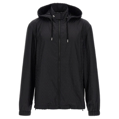 Alexander McQueen Black Polyamide Shell Jacket