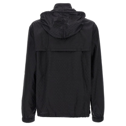 Alexander McQueen Black Polyamide Shell Jacket