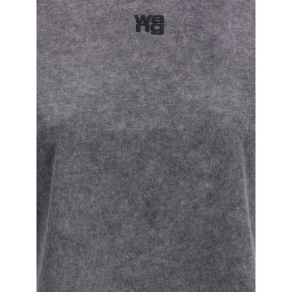 Alexander Wang Gray Cotton T-Shirt