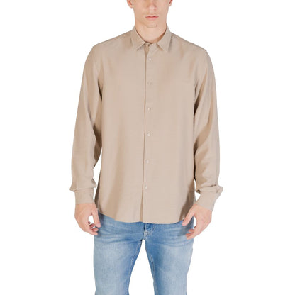 Antony Morato Beige Viscose Shirt