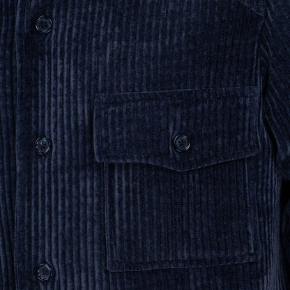 Autore Blue Polyester Full-Length Jacket