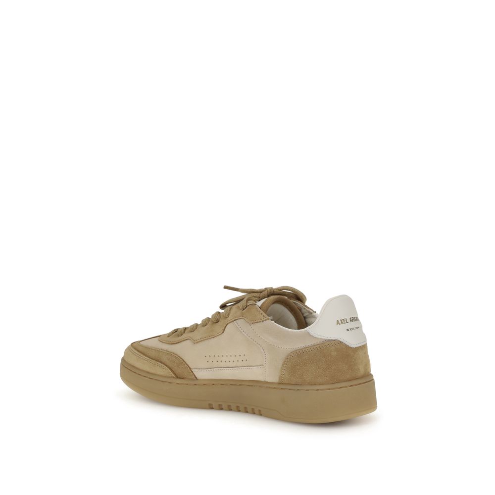 Axel Arigato Beige Leather Low Top Sneakers
