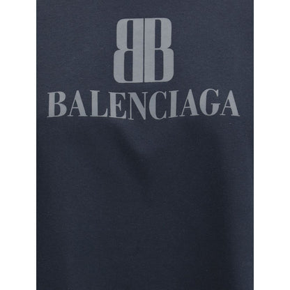 Balenciaga Black Cotton T-Shirt
