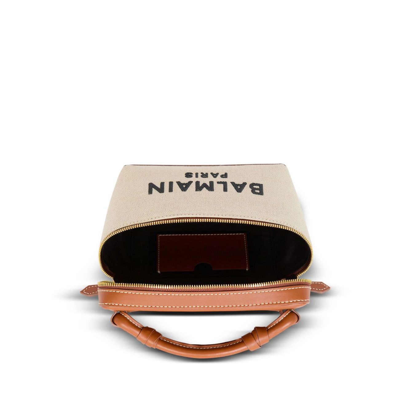 Balmain B-Army canvas vanity case